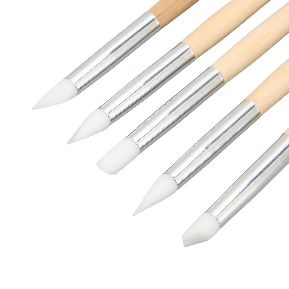 Silicone Material Watch Dial Cleaning Tool Rubber Tip Scratch Brush Pen Set Watchmaker's Cleaning Pen Jewelry Cleaning