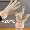 Women Winter Thick Plush Gloves Fashion Warm Suede Outdoor Guantes Lady Touchscreen Driving Gloves Sports Cycling Mittens