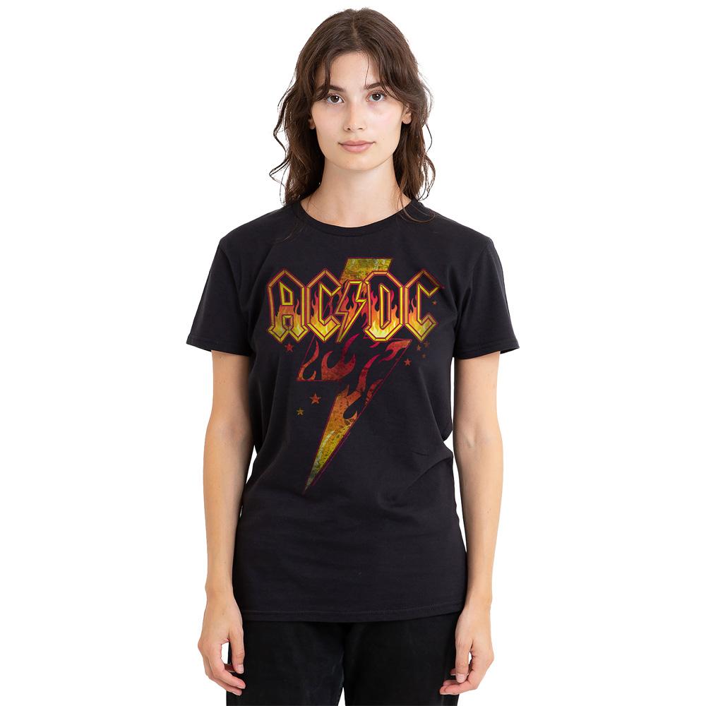 AC/DC Unisex Adult Fire Bolt T-Shirt