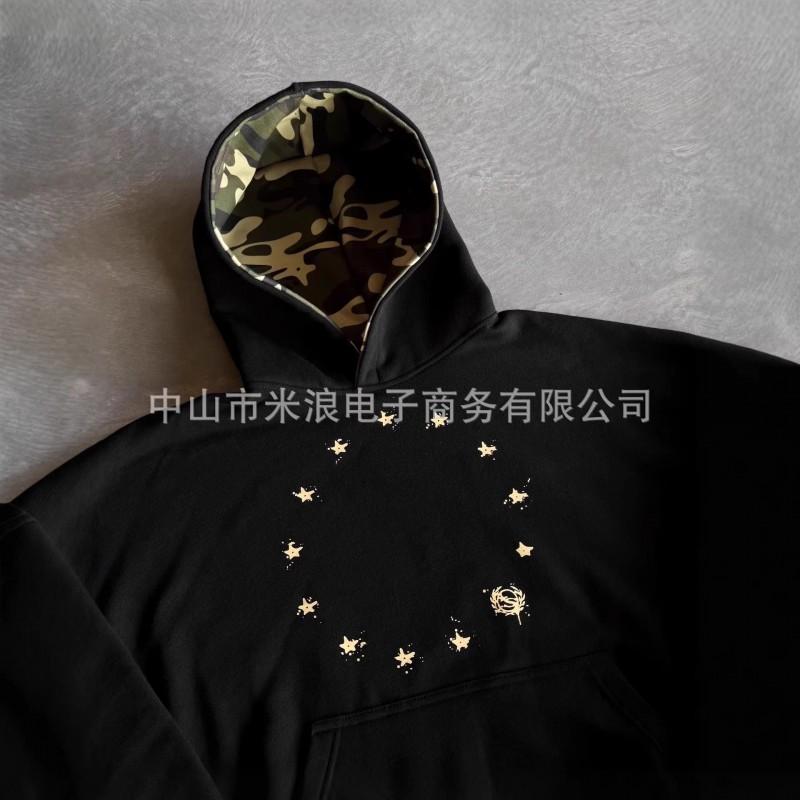 Unisex Oversized Cotton Hoodie With 3D Graphic Print Streetwear Hip Hop Style Loose Fit Long Sleeve Pullover