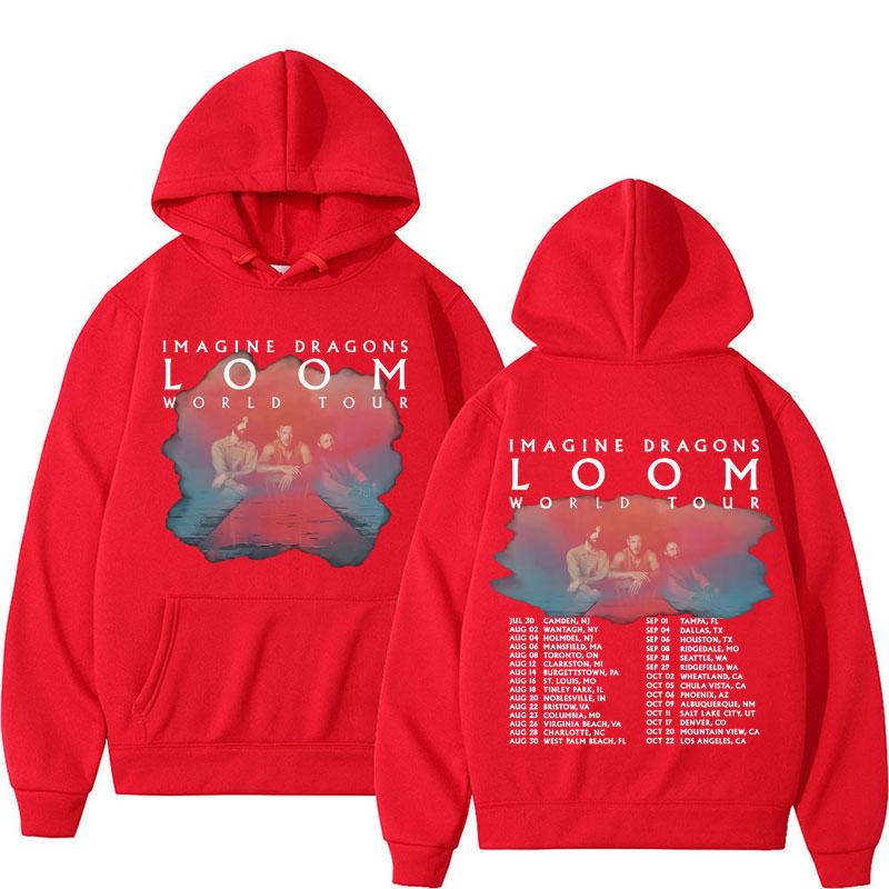 Imagine Dragons Band - Loom Tour 2024 New Album Hoodies Pullovers Men s Women Fashion Hip Hop Style Hoodie Sweatshirt Streetwear S