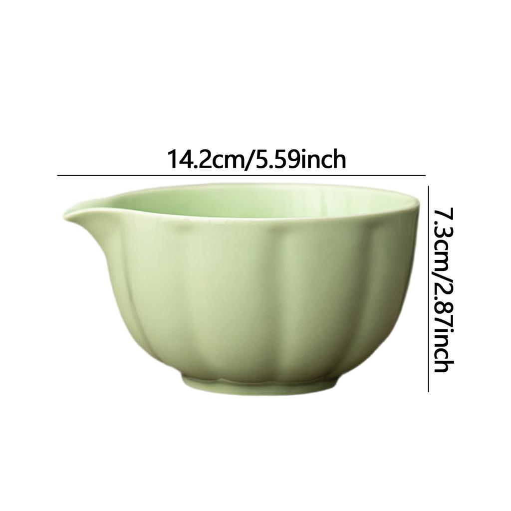Japanese Matcha Bowl Japanese Tea Cup Gift Matcha Chawan with Pouring Spout for Kitchen Home Tea Room Dining Room Beginners