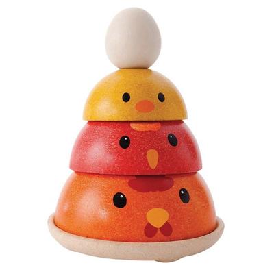 Plantoys Umweltfreundliches 5695 Cocktail Nestbau Holzspielzeug, gemischte Farben, Koreanische Babyprodukte