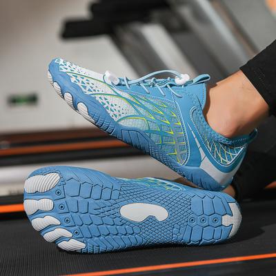 Unisex Outdoor Water Shoes Breathable Barefoot Five-Finger Beach Shoes Fitness Hiking Shoes Couples Trekking Shoes Yoga Shoes