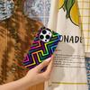 Neon Chevron Geometric Phone Case for IPhone 17AIR 16E 16 15 14 13 12 11 17 Pro Max Plus Double-layer Back Cover