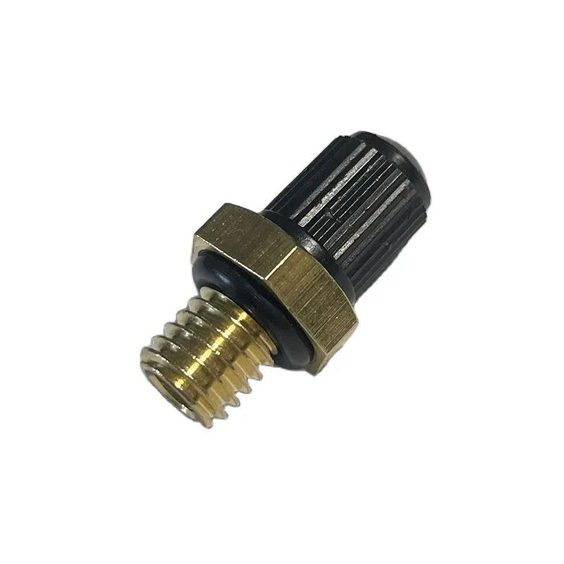Material Cupru Filet Masculin 8mm Adaptor Capac Supapă Aer pentru Rezervor Apă Rezervă 21L, Adaptor Pompa Aer M8 pentru Bidon Apă Umflare Aer