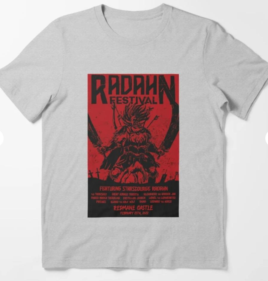 Leisure trend personality boy essential cool elements of a single product Radahn Festival Essential T-Shirt04198