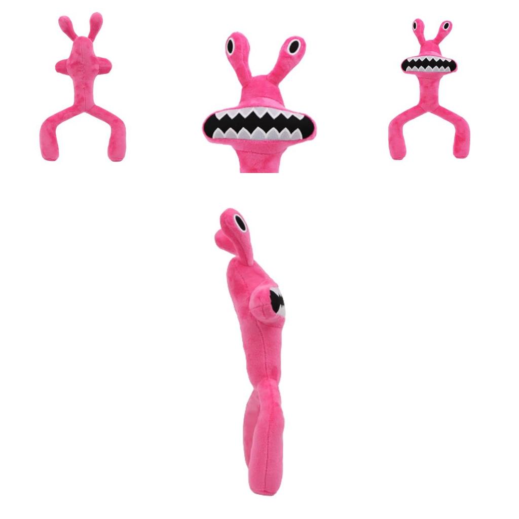 Roblox Rainbow Friends Pink Frog Plush Toy Soft And Squishy Stuffed Doll For Kids And Babies