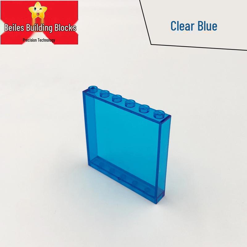 CrossMOC Small Particle Wall Panel 1x6x5 - Compatible with Lego 59349 35286 for Science Education Building Blocks
