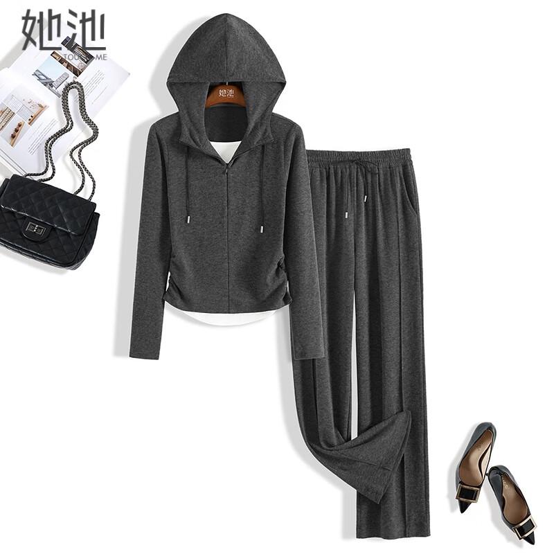 Women s Colorblock Sporty Casual Two-Piece Set XL