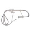 Extendable Kitchen Faucet Universal with Pull Out Sprayer Spring Pull Down 360 Degree Flush