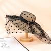 Summer Elegant Dot Mesh Straw Hat Women Wide Brim Sun Protection Beach Hat 2025 New Floppy Foldable Sun Hats for Women Ladies