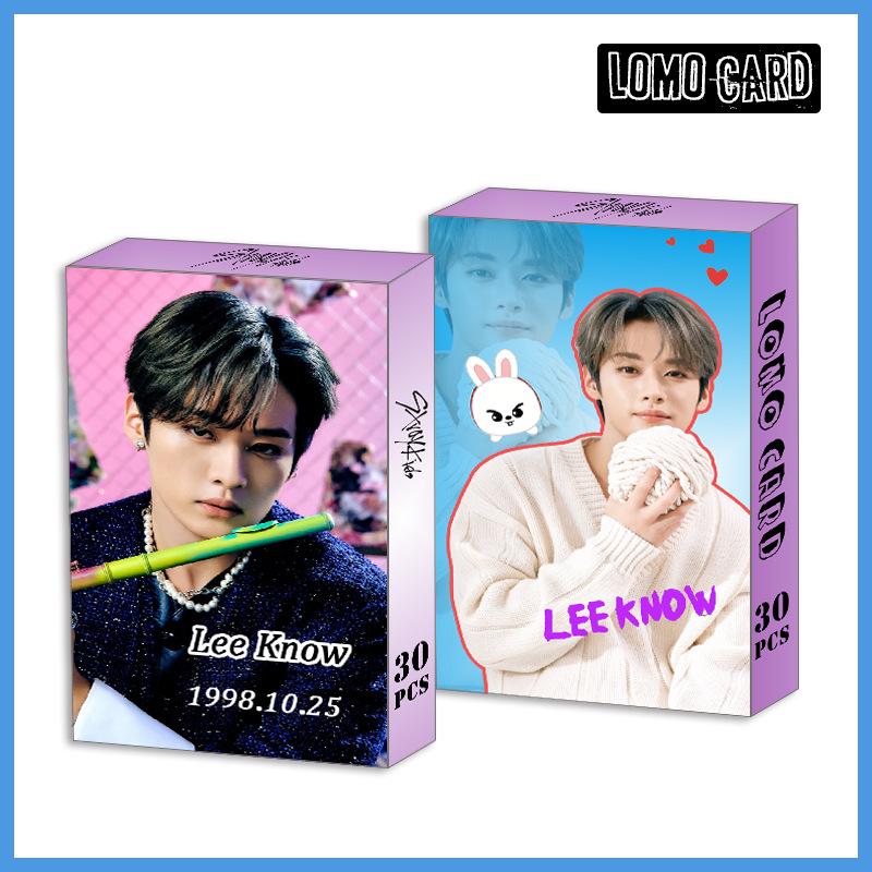 Stray Kids LOMO Photocards: Bang Chan, Lee Know, Changbin, Hyunjin Personal Photos