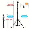 110cm adjustable projector stand - height adjustable, tripod with sturdy plastic connectors, suitable for installing cameras