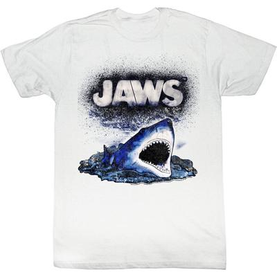 Jaws Watch Out White Unisex T-shirt