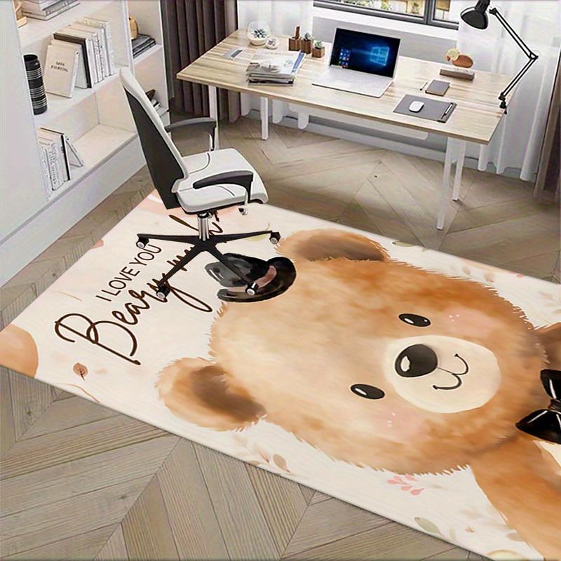 Office Carpet I Love You Beary Much Sofa Rug, Chair Mat Protection