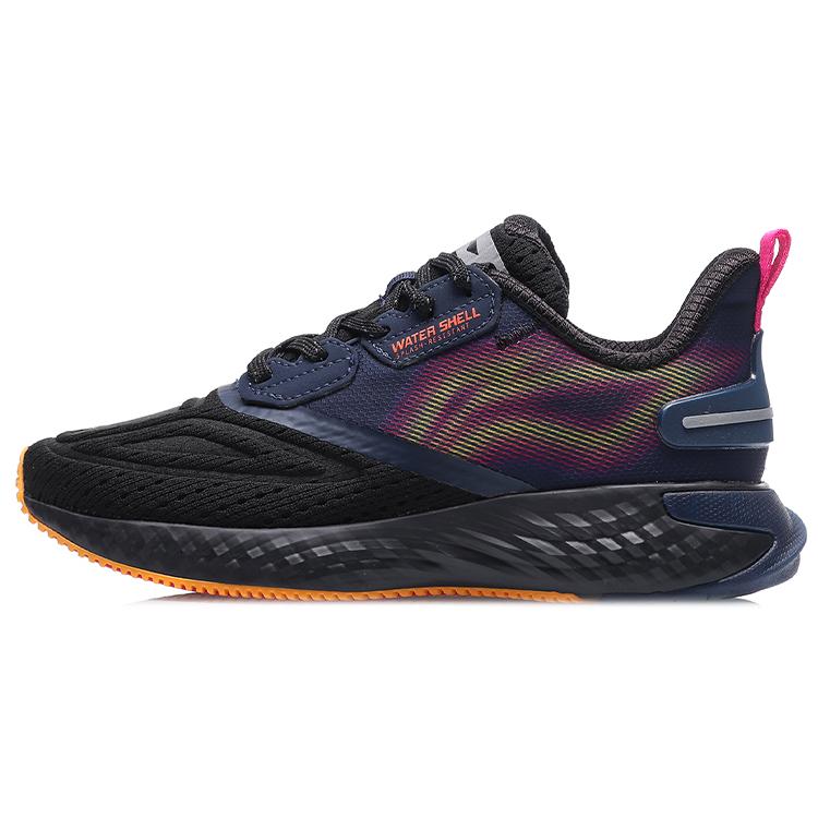 

new LiNing Cloud 5 V Shield Shock Absorbers Low Top Running Shoes Women s Black Orange 35