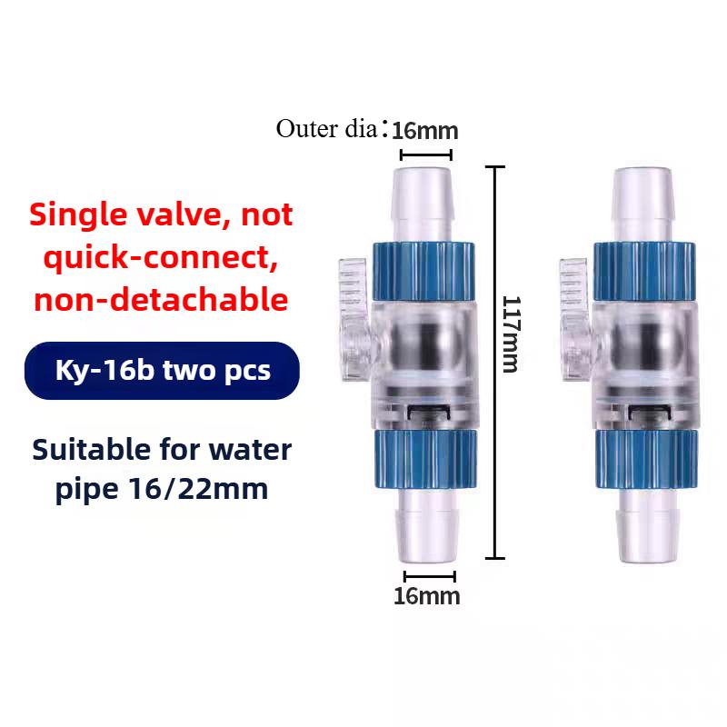12mm/16mm Aquarium Air Water Regulator Flow Tube Pipe Divider Adjustable Water Pump Filter Volume Control Valve Accessries New