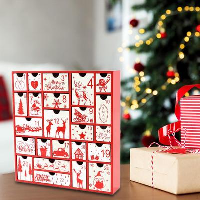 Advent Calendar Box To Fill Yourself Creative Christmas Decor Xmas Count Down for