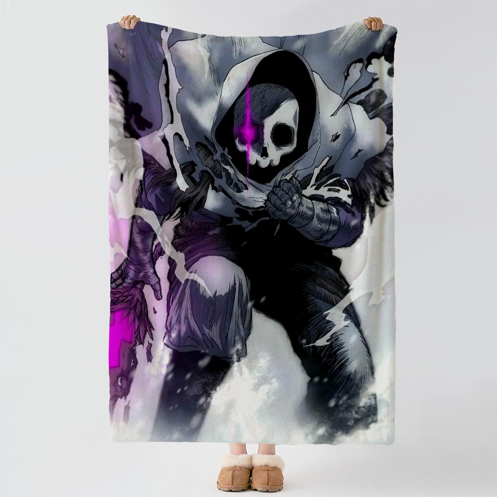Game S-Skul The Hero Slayer-R Throw Thick Comfort Flannel Quilt, Multi-scene Use Indoor Outdoor Daily Nap
