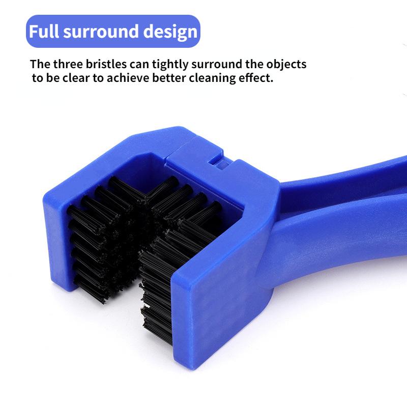 Motorcycle Parts Motorcycle Chain Brush Cleaner Plastic Bicycle/Moto Brush Clean Chain Cleaner Outdoor Scrubber Road Care Tools
