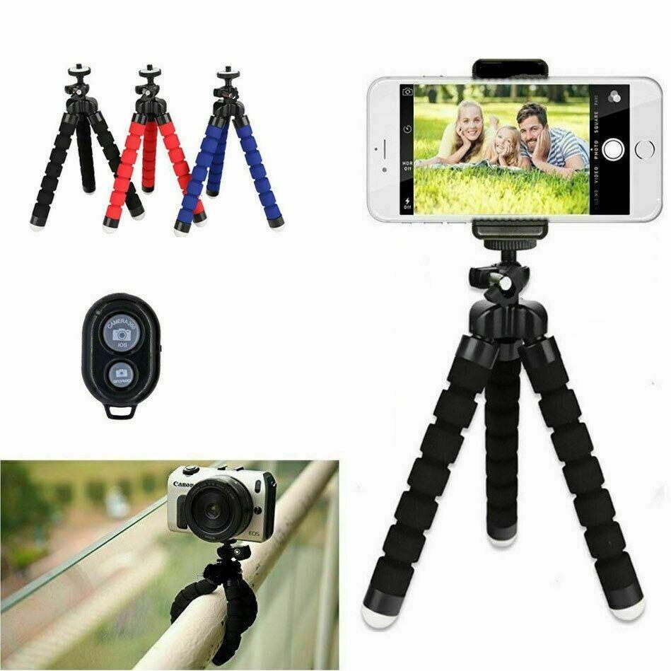 Phone Universal Mobile Holder Tripod Stand For Iphone Camera Remote With