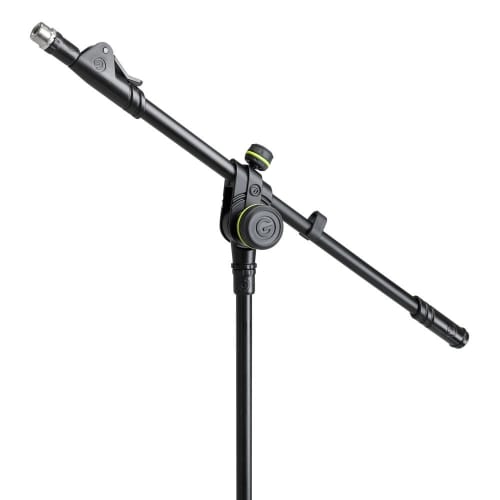 Gravity Microphone Stand with Two-Stage Boom and Tripod Base, Black, GMS4322B