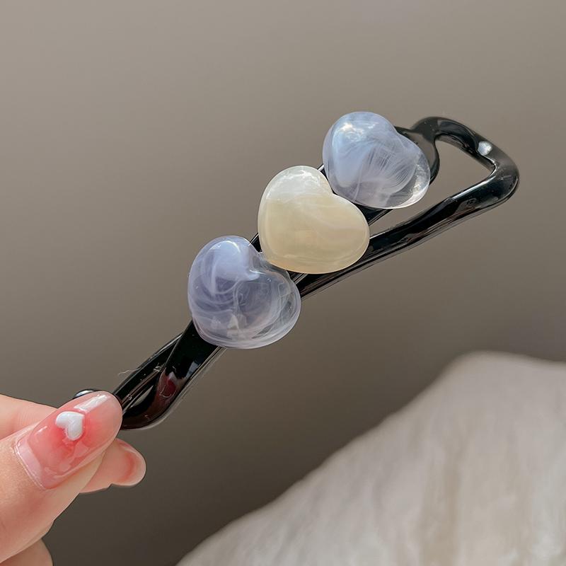 Koreai hajkapcsok nőknek Elegáns hátsó hajtűk lányoknak Hajkiegészítők Vintage Barrettes Lófarok Clip női fejdísz