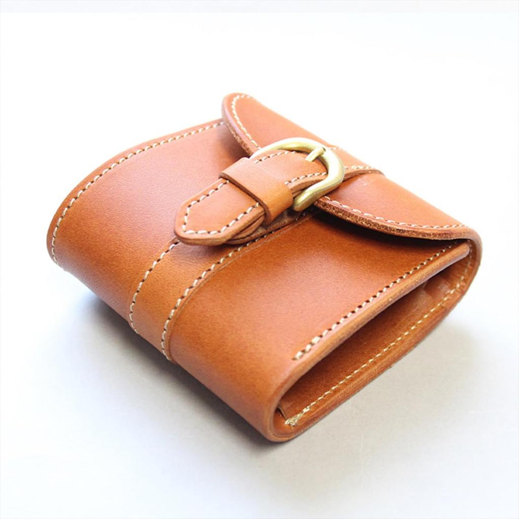 Belted Wallet Original Tochigi Leather Made in Japan Genuine Leather Chocolate [Porco Rosso] [sokunou]