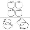 Bruce & Shark Motorcycle Carburetor Repair Kit Applicable for Honda