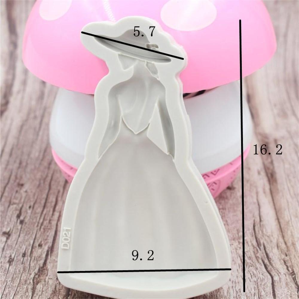 Силиконовая форма, 4 стиля, модная форма для девочек, форма для помадки, инструменты для украшения торта, шоколадная форма, инструменты для выпечки