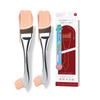 LePraise Foundation Brush with Integrated Spatula Makeup Brush for and Cream Foundations Lightweight Even Perfect Fit for Nose and Nose Areas Set of 2