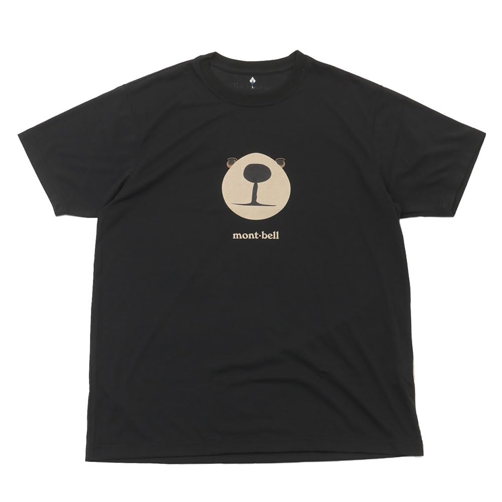 

Mont-bell WIC.T Monta Bear Face T-Shirt, Black (BK), Size XL