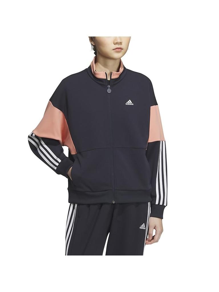 Adidas Team Loose Fit Double Knit Track Legend Clay Size Women's Top, IEH89, Ink/Wonder (IK9874), J/XL