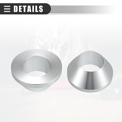 ACROPIX Manual Tire Changer Centering Cone for Universal Vehicles Metal Silver Tone