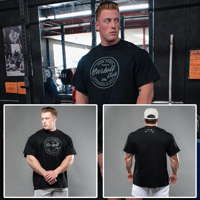 IR Iron Fitness Training Gym Casual TShirt Mens and Womens Luxury Brand Top 2026 New