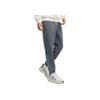 Fila X V&A Morgan Series Solid Color Tapered Retro Woven Casual Pants Men Bottoms Dark-Night-Gray F11M418801F-DY