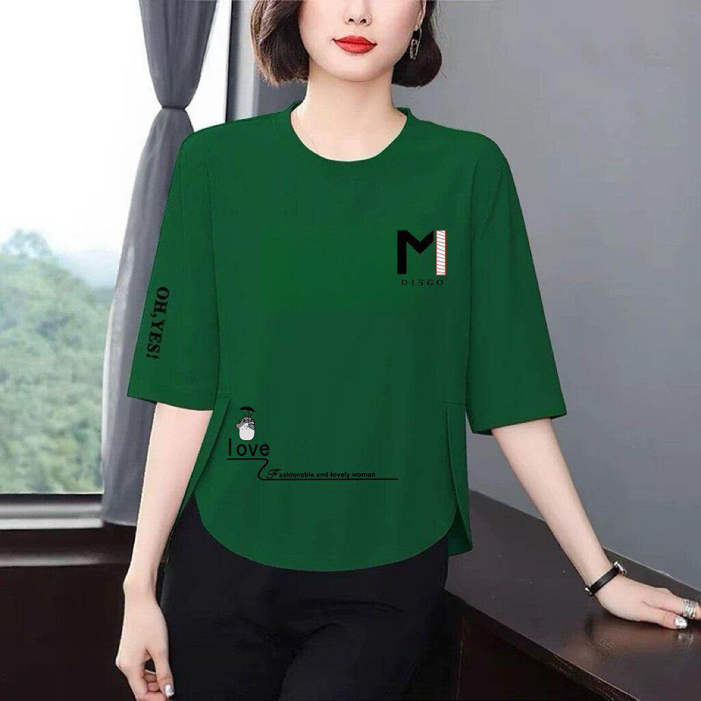 2026 Women's Stylish Summer Three-Quarter Sleeve Slimming Top – Flaw-Hiding, Versatile, Age-Defying Casual Wear