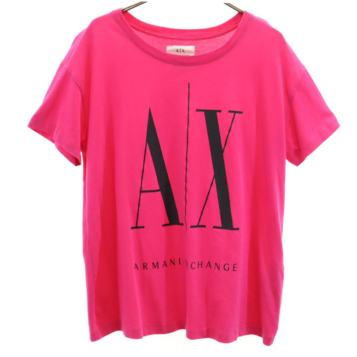 

ARMANI EXCHANGE Short sleeve T-shirt M pink Women Used