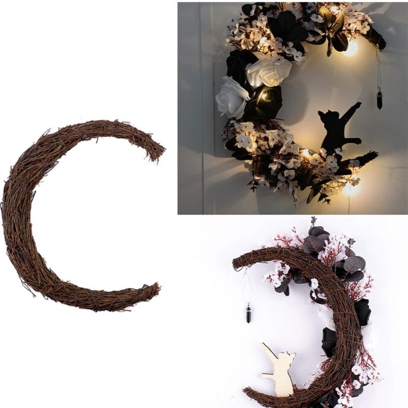 Rattan Vine Branch Wreath Frame Decoration For Creative DIY Crafts Suitable For Weddings And Christmas Parties