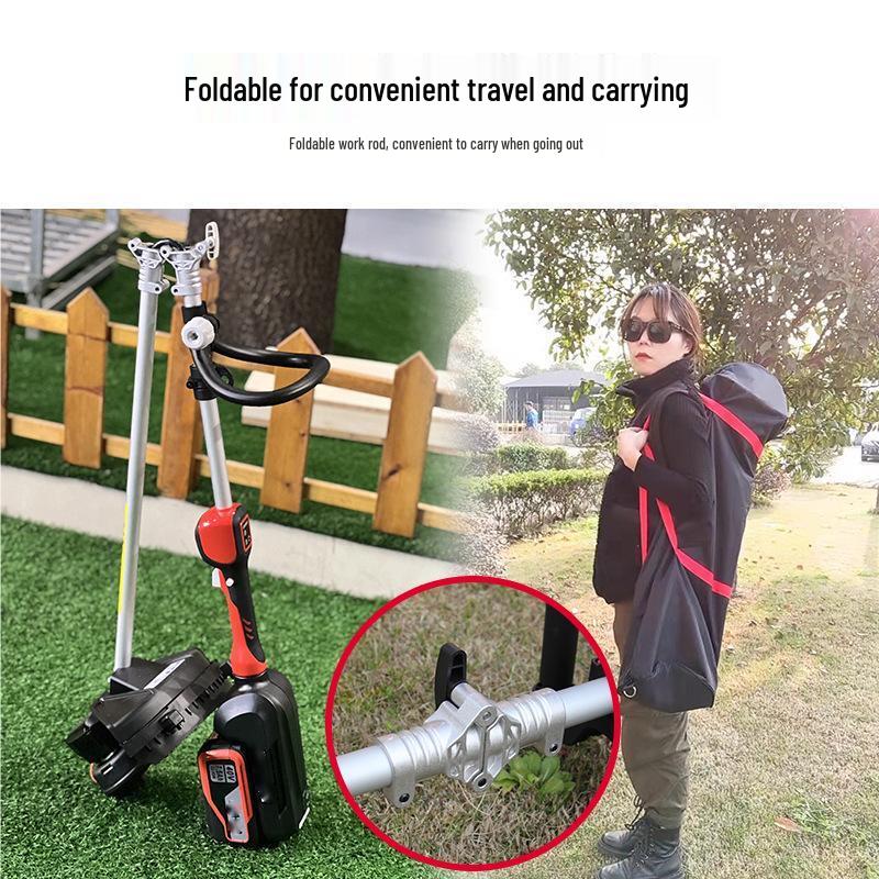 Tiemucheng Cordless Electric Weed Trimmer & Brush Cutter