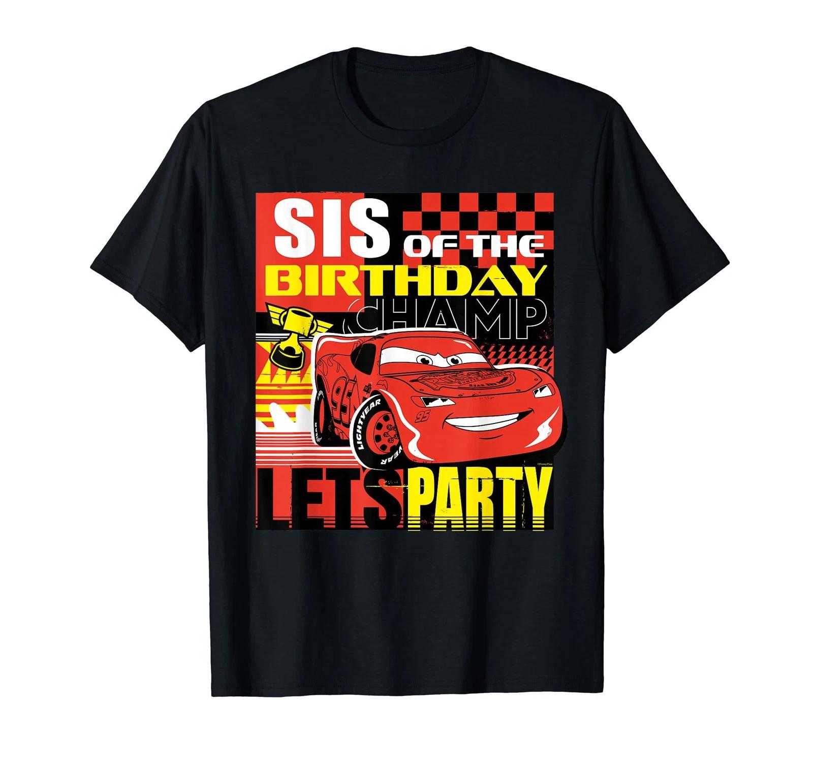 

Disney Pixar Cars Sis Of The Birthday Champ T-Shirt_ XL