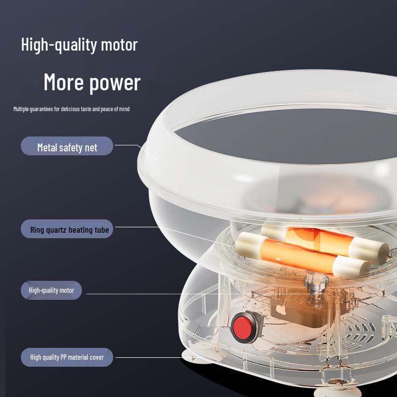 Elektrische Mini-Zuckerwattemaschine - Vollautomatisch und stilvoll für den Heimgebrauch