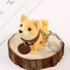 Shiba Inu Black Shiba Inu Pair Dog Bag Cute Small Day Gifts for Boyfriends and Set of 2 [WOWTAC] Keychains, Keychains, Keychains, Keyrings, Charms,