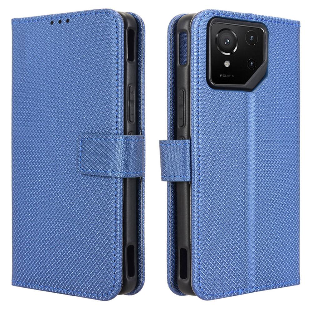 For Asus ROG Phone 9 5G/Phone 9 Pro 5G Case PU Leather Diamond Texture Wallet Phone Cover