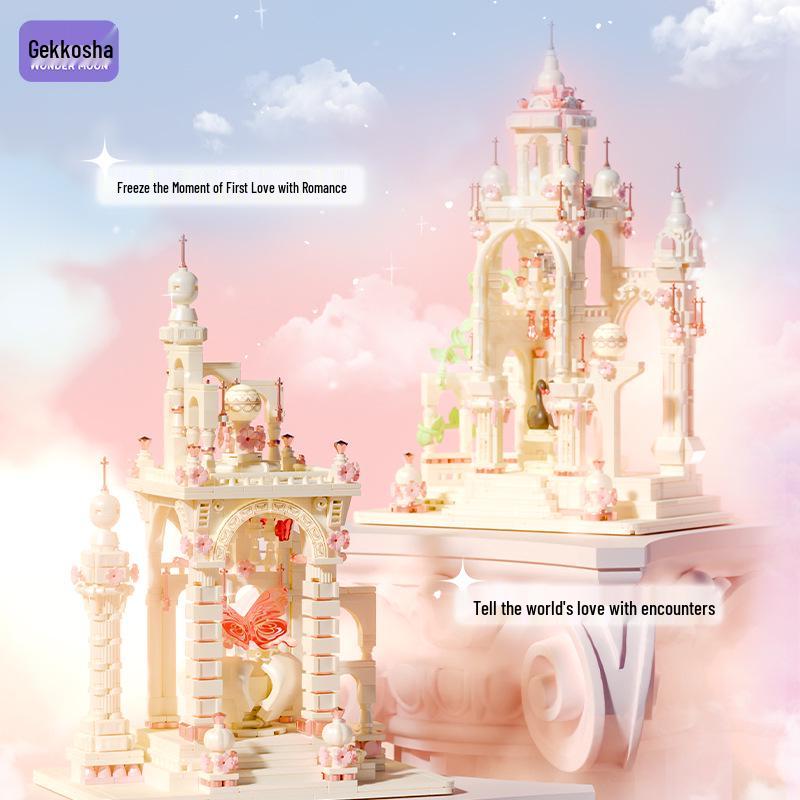 

Moonlight Society Romantic Castle Building Block Toy - Girls Holiday Gift