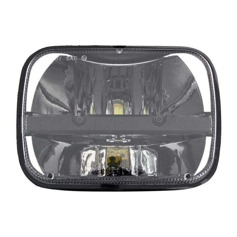 Compatible with Jeep Cherokee: 5x7 Inch LED Square Truck Headlight (6x7 Inch Size Option).