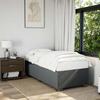 VidaXL Bed Frames Dark Grey 80x200 Cm Fabric, Slatted Base, Platform Bed Frame, Upholstered Bed Frame, Bedroom Furniture 3284430