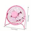 1PC Cool Breeze In Hot Summer Portable USB Mini Fan for Indoor Outdoor Iron Fan Home Office