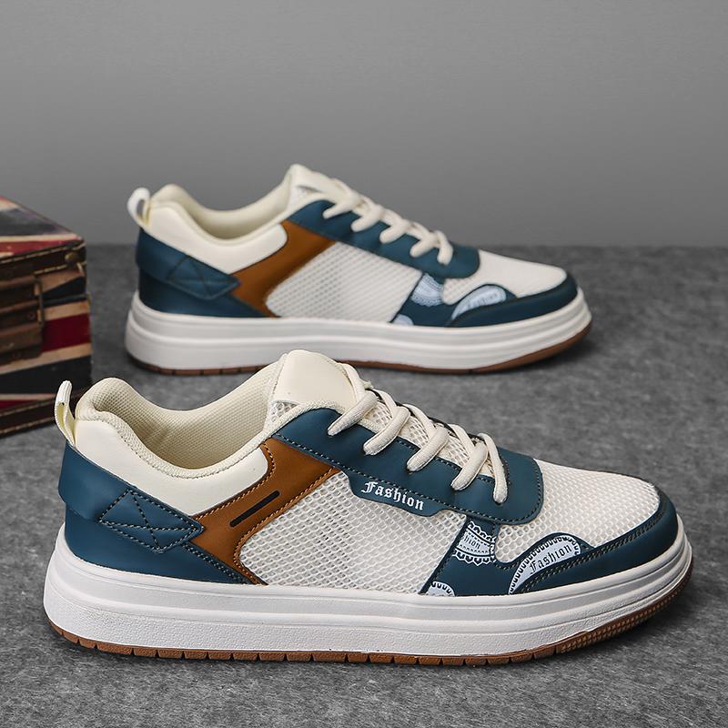 New Men'S Spring And Summer Breathable Flat Sneakers, Comfortable Loafers, Casual Sports Shoes, Large Size 47